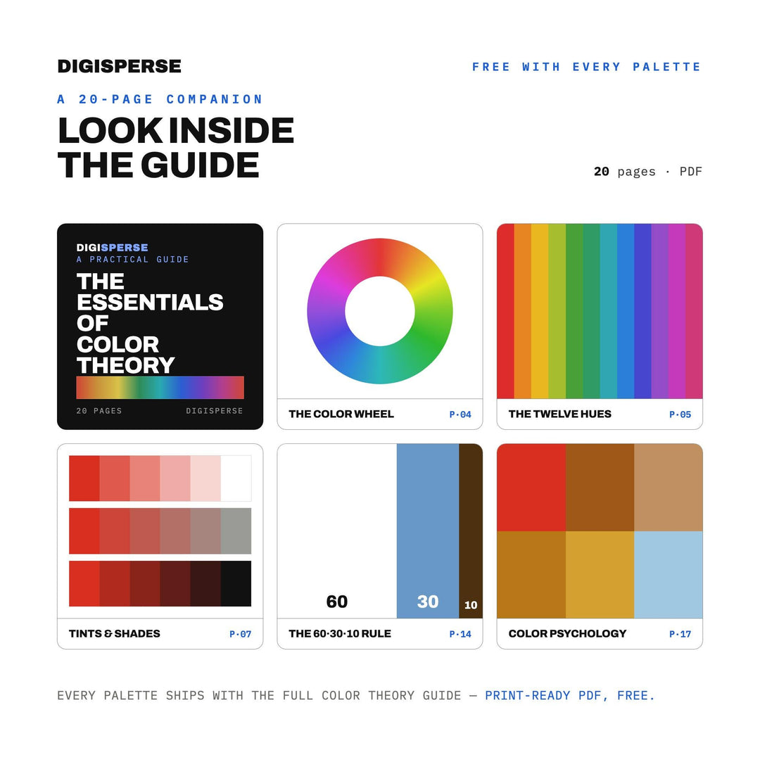 Kenyan Savanna Color Palette | 30 Procreate Swatches, ASE, CMYK, RGB (Digital Download)