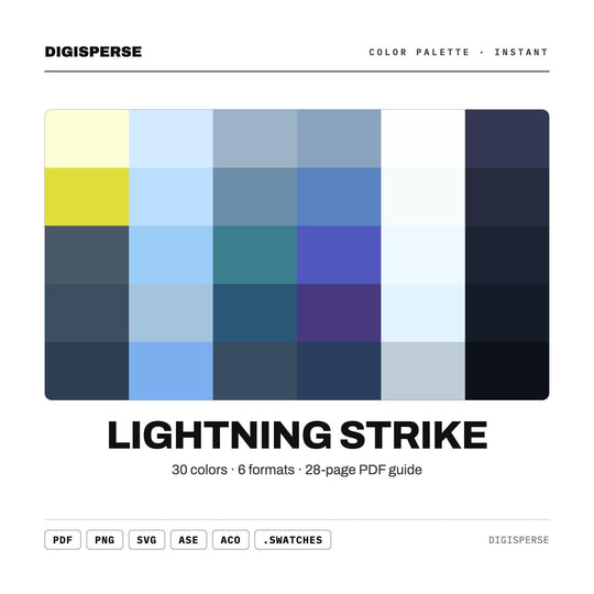 Lightning Strike color palette — main preview