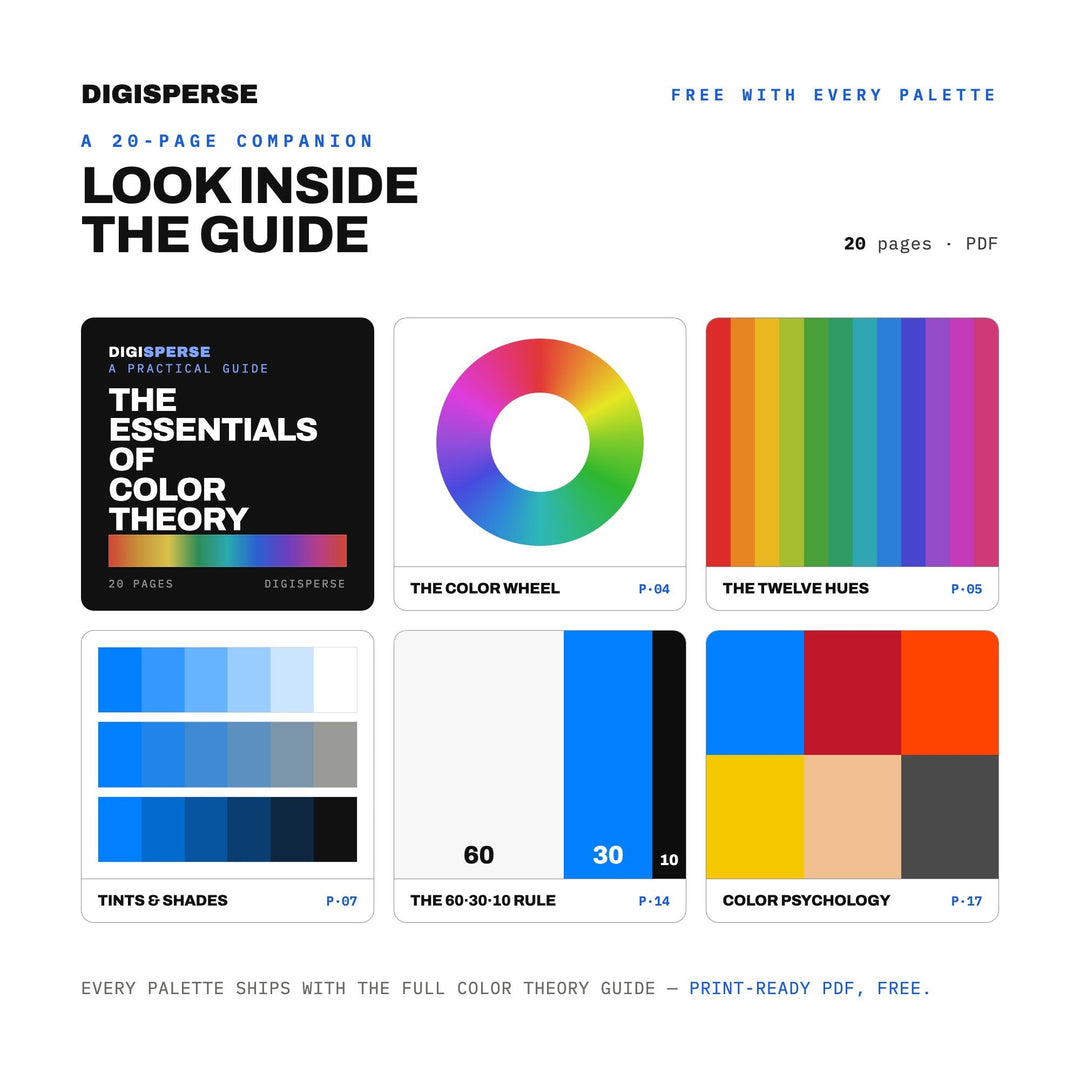 Bold Ink Color Palette for Comic Illustration Art and Indie Branding, 30 Graphic Novel Hues, Procreate Swatches, Hex Codes