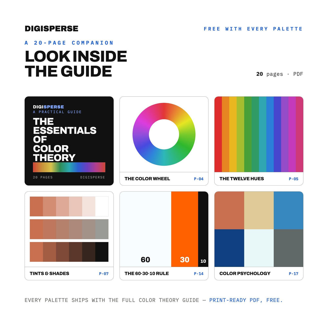 Shore Break Surf Color Palette | 30 Procreate Swatches, Hex, RGB, CMYK, ASE (Digital Download)