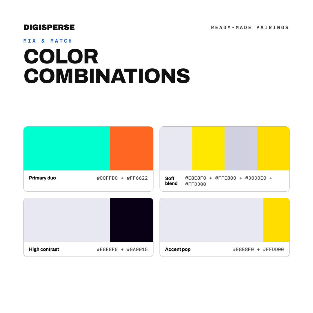 Retro Neon Color Palette for 80s Sci Fi Art and Outrun Music Branding, 30 Synthwave Grid Hues, Procreate Swatches, Hex Codes