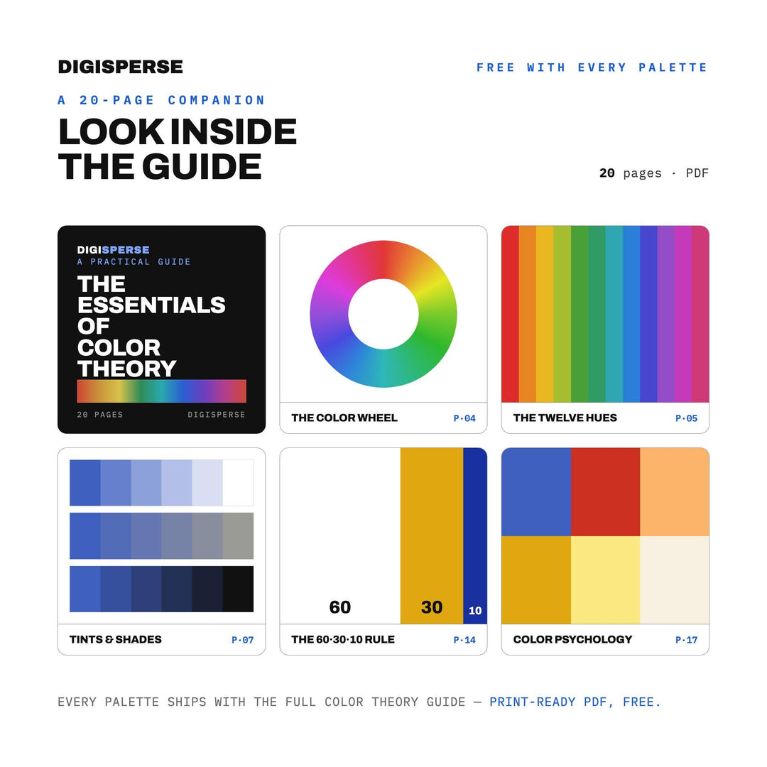 Andalusian Sun Color Palette | 30 Warm Tones, Procreate, ASE (Digital Download)