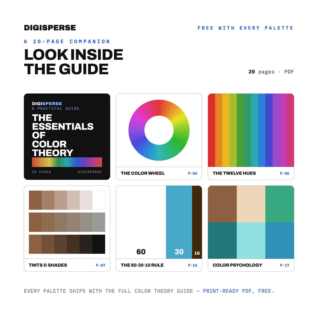 Turquoise Mesa Color Palette | 30 Southwestern Colors, Procreate, ASE (Digital Download)