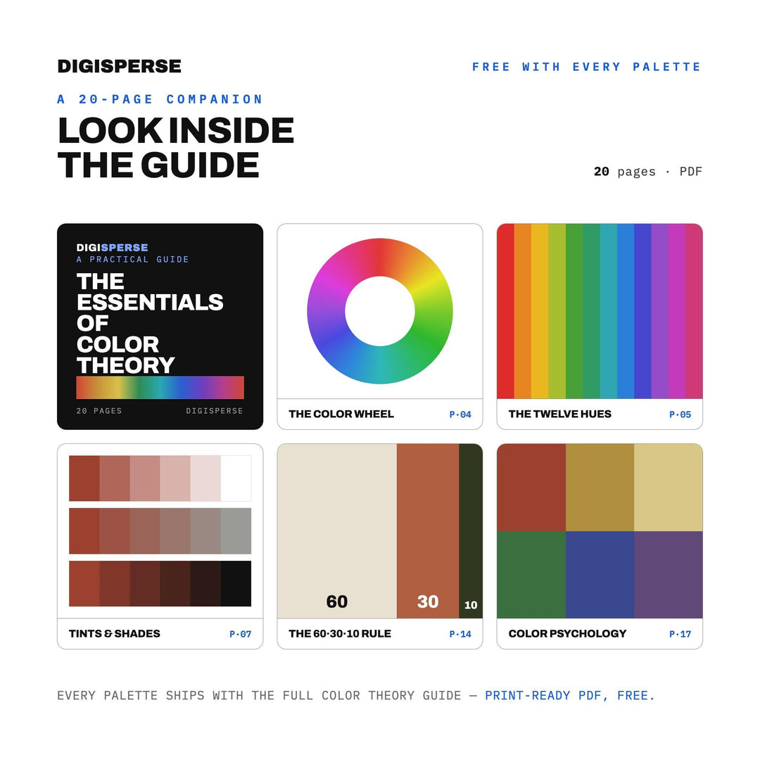 Thirteen Original Colonies Color Palette | 30 Colors | Hex RGB CMYK | Procreate Swatches + ASE | Digital Download