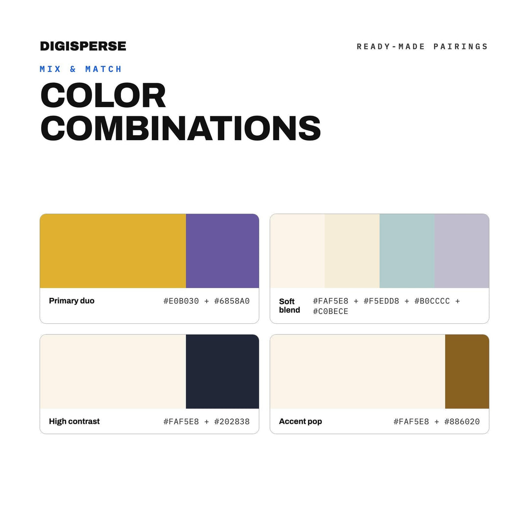 Lo-Fi Hip Hop Color Palette | 30 Colors, Hex, RGB, CMYK (Digital Download)