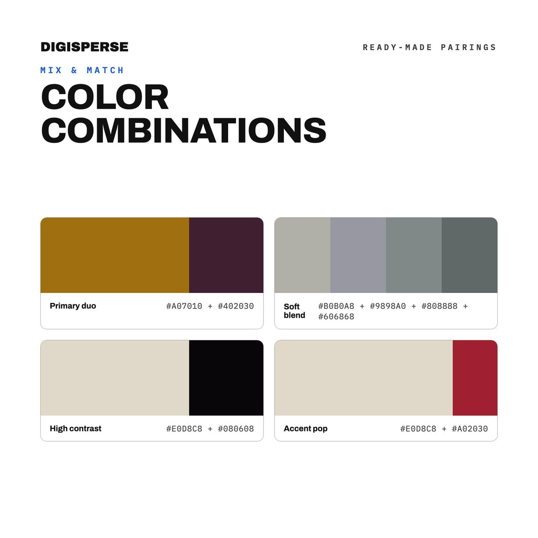 Forbidden Magic Color Palette | 30 Colors | Hex RGB CMYK | Color Guide | Procreate Swatches + ASE | Digital Download