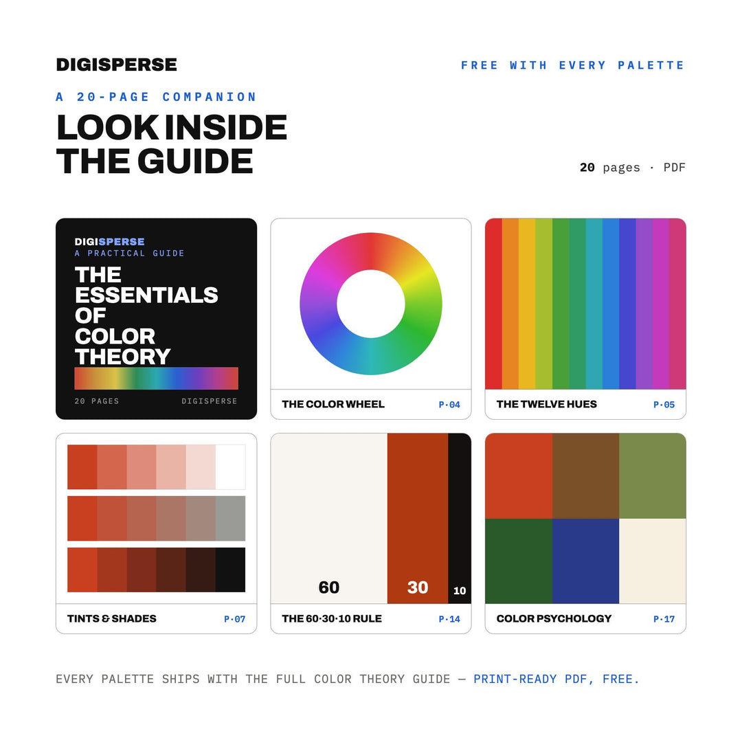 Ukiyo-e Color Palette for Japanese Woodblock Art and Traditional Branding, 30 Edo Period Muted Hues, Procreate Swatches, Hex Codes