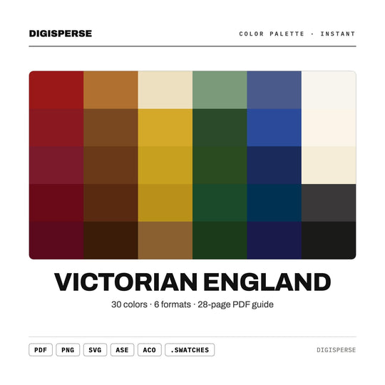 Victorian England color palette — main preview