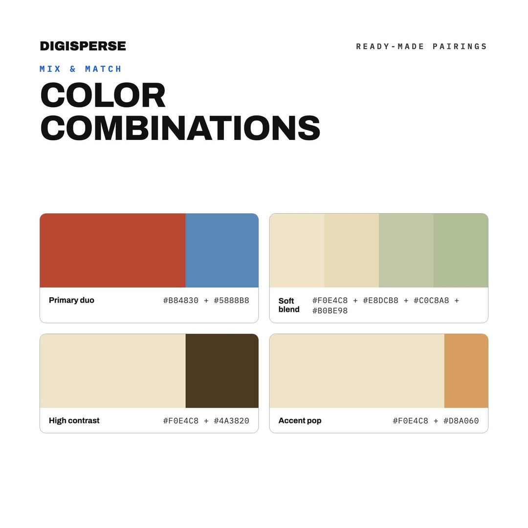 High Desert Color Palette | 30 Procreate Swatches, ASE, PDF Guide (Digital Download)