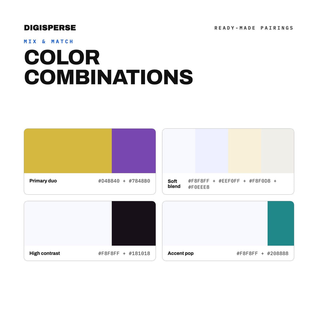 Crystal Ball Color Palette | 30 Mystical Colors, Hex RGB CMYK (Digital Download)