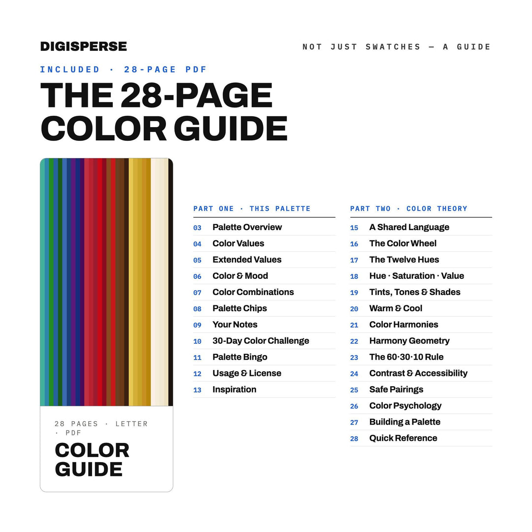 Renaissance Court Color Palette | 30 Colors | Hex RGB CMYK | Color Guide | Procreate Swatches + ASE | Digital Download