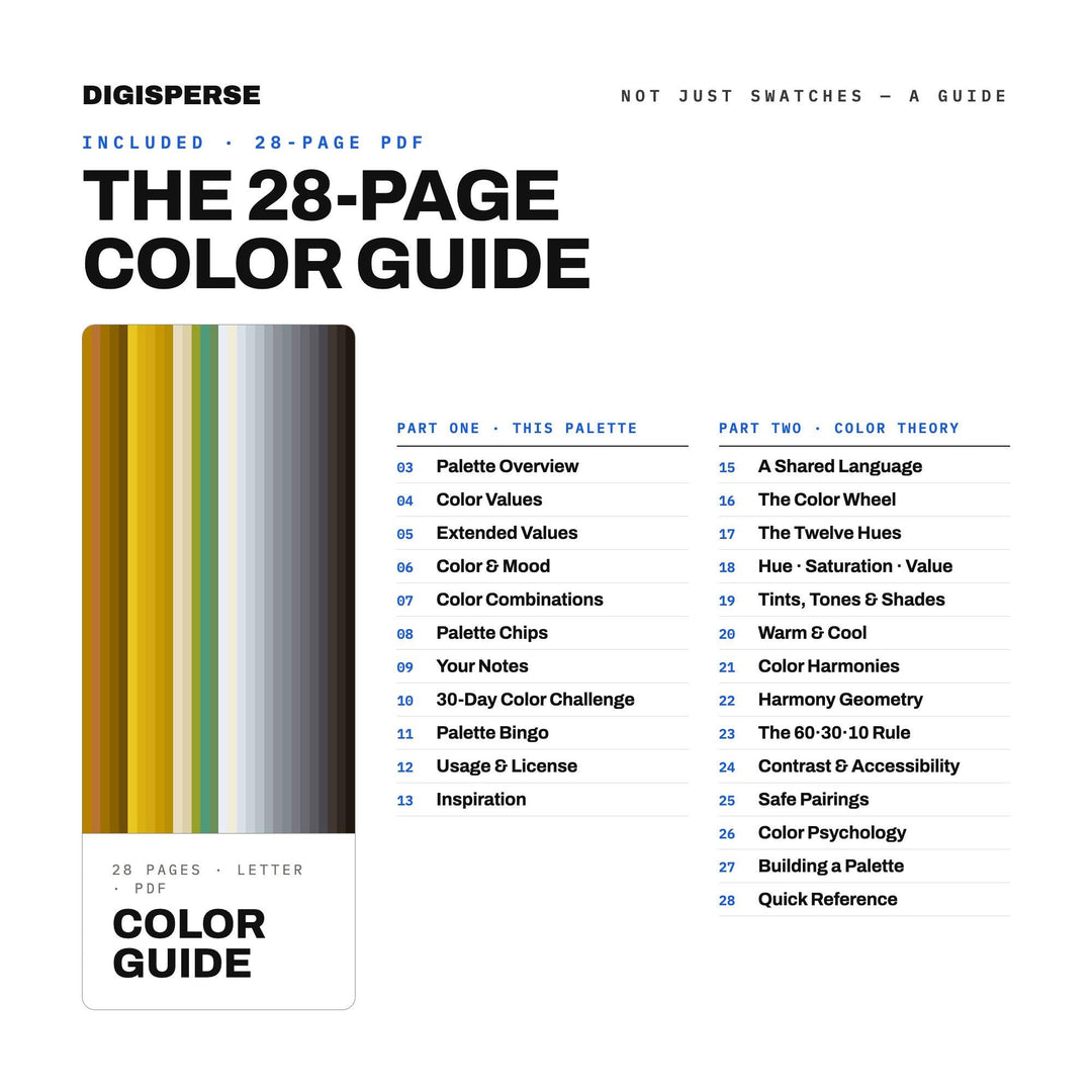 Sorcerer's Stone Color Palette | 30 Colors | Hex RGB CMYK | Color Guide | Procreate Swatches + ASE | Digital Download