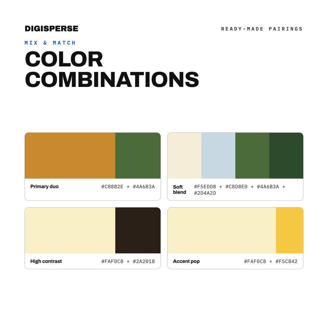 Wheat Field Late July Color Palette | 30 Colors | Hex RGB CMYK | Procreate Swatches + ASE | Digital Download