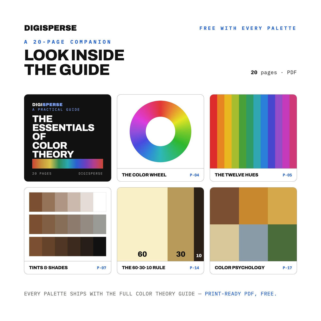 Wheat Field Late July Color Palette | 30 Colors | Hex RGB CMYK | Procreate Swatches + ASE | Digital Download