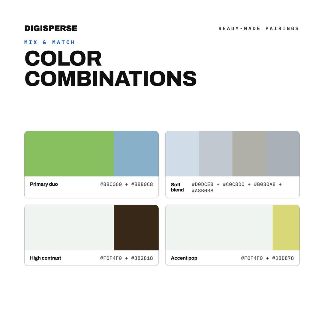 Soft Melt Color Palette for Fresh Spring Art and Seasonal Nature Branding, 30 Early Thaw Pastel Hues, Procreate Swatches, Hex Codes
