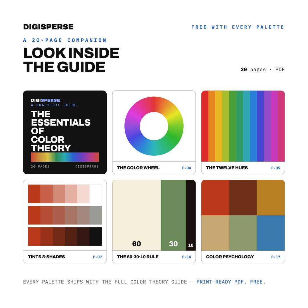 Sub-Saharan Earths Color Palette | 30 Colors | Hex RGB CMYK | Color Guide | Procreate Swatches + ASE | Digital Download