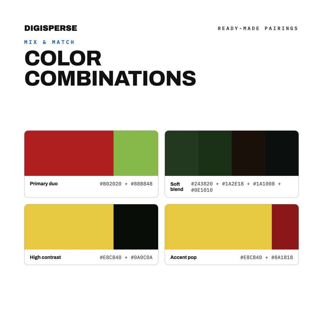 Crimson Canopy Color Palette | 30 Colors | Hex RGB CMYK | Color Guide | Procreate Swatches + ASE | Digital Download