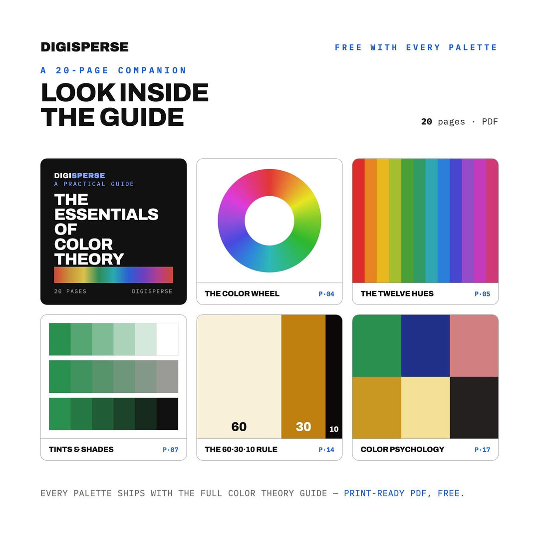 Jazz Age Color Palette | 30 Colors | Hex RGB CMYK | Color Guide | Procreate Swatches + ASE | Digital Download