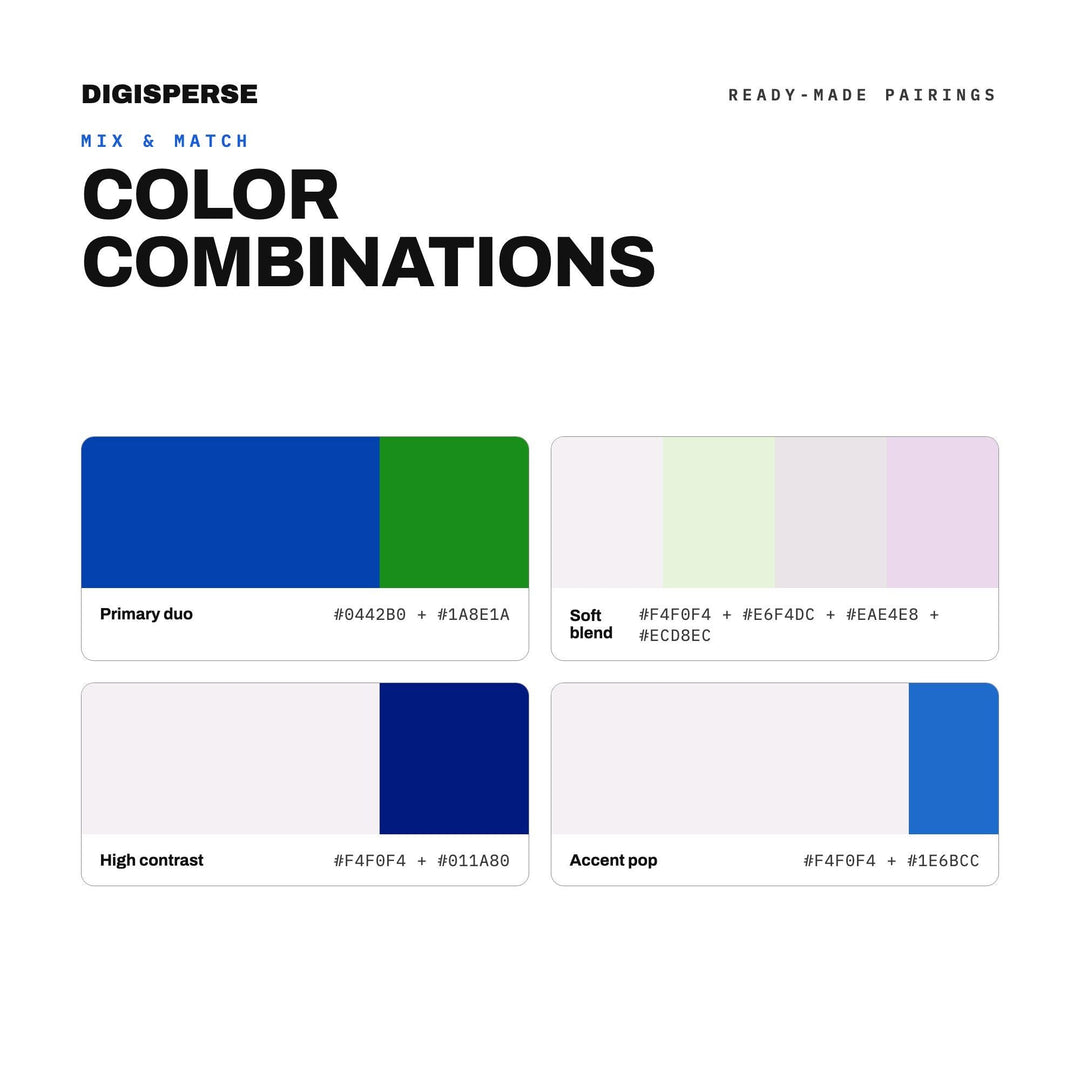 April Showers Color Palette | 30 Colors | Hex RGB CMYK | Color Guide | Procreate Swatches + ASE | Digital Download