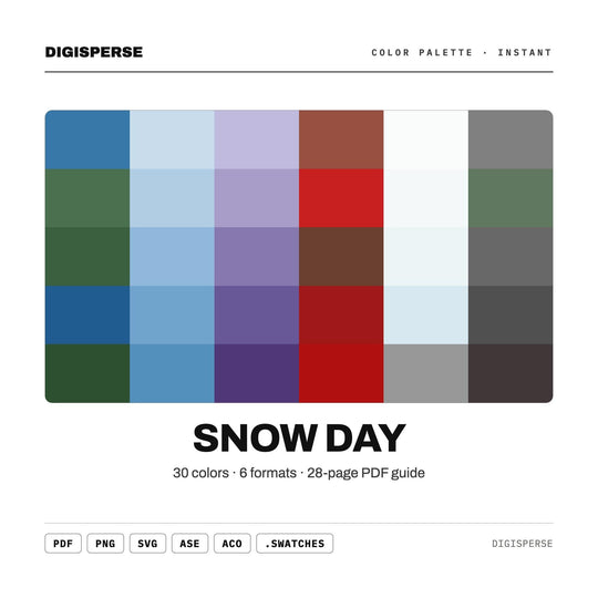 Snow Day color palette — main preview