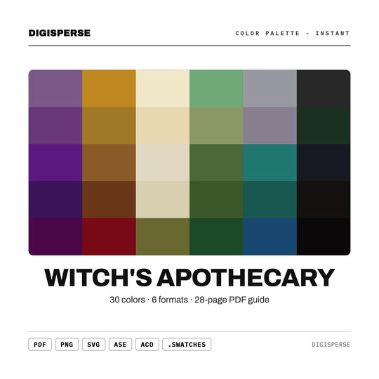 Witch's Apothecary color palette — main preview