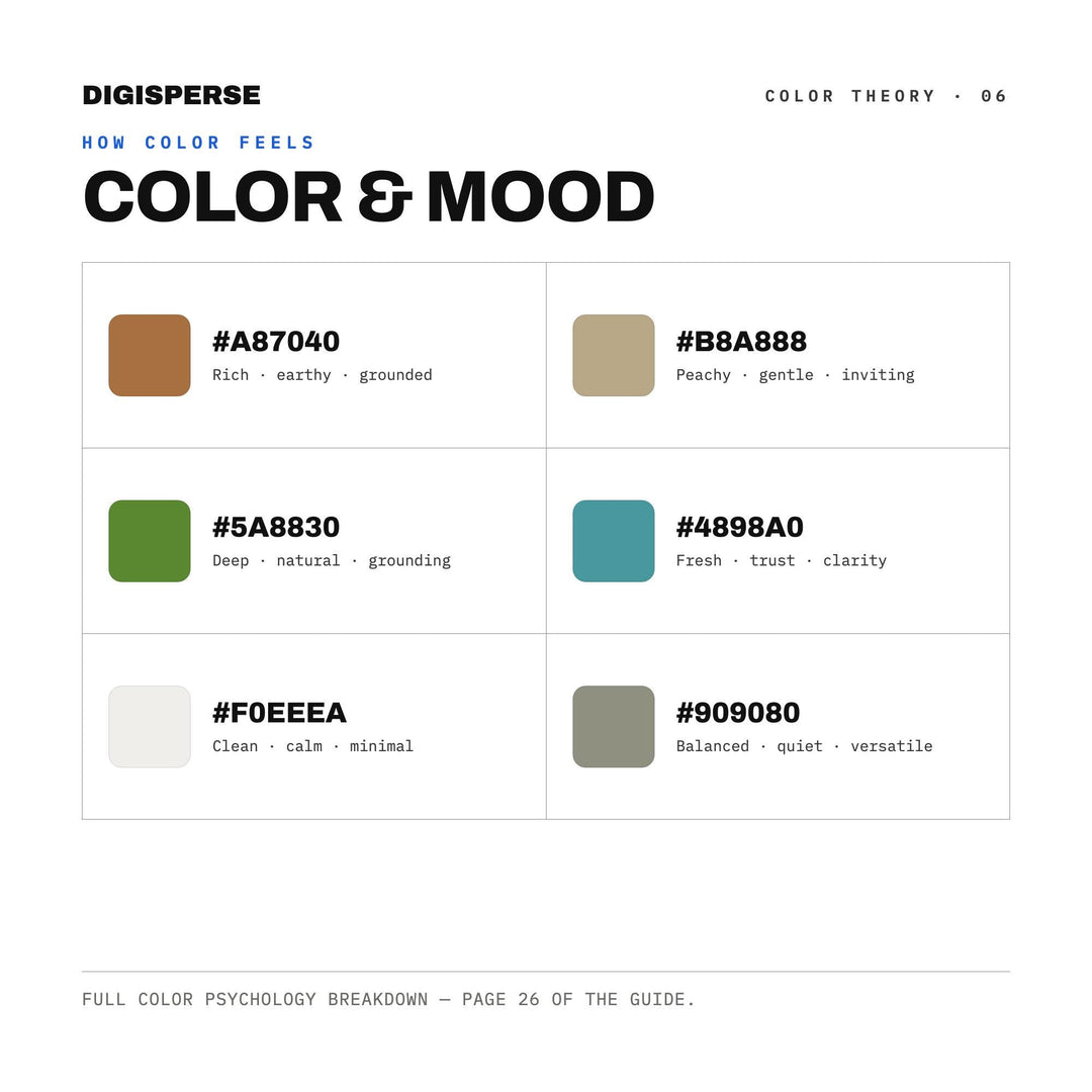 Outdoor Shower Rinse Color Palette | 30 Hex RGB CMYK Swatches (Digital Download)