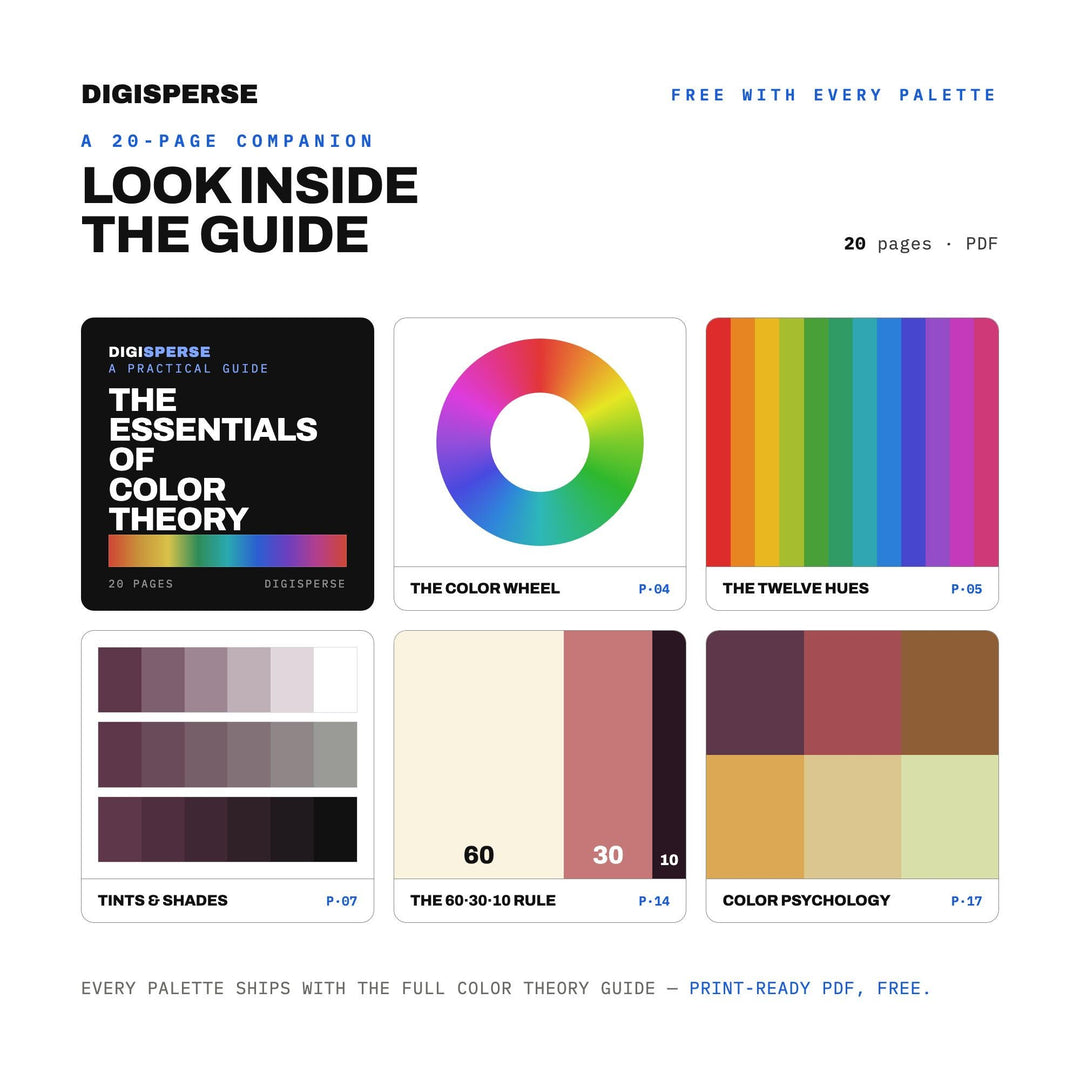 Poached Pear Color Palette | 30 Colors | Hex RGB CMYK | Procreate Swatches + ASE | Digital Download