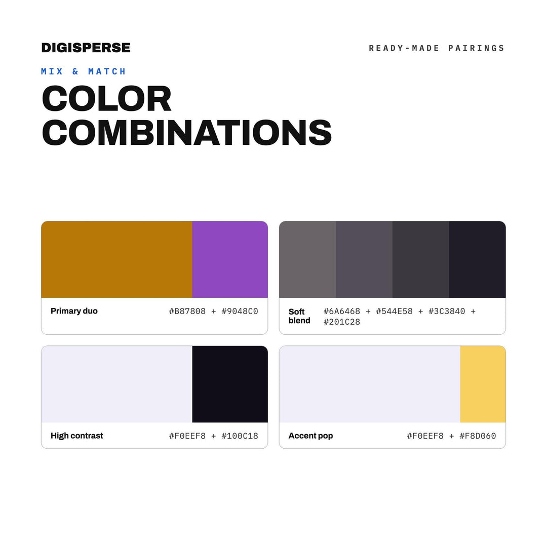 Oracle Color Palette | 30 Colors | Hex RGB CMYK | Color Guide | Procreate Swatches + ASE | Digital Download