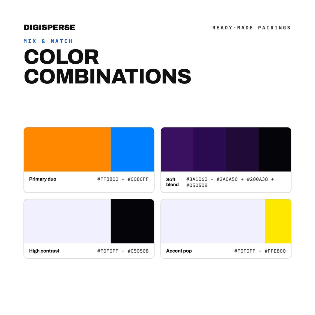 Cyberpunk Color Palette | 30 Colors | Hex RGB CMYK | Color Guide | Procreate Swatches + ASE | Digital Download