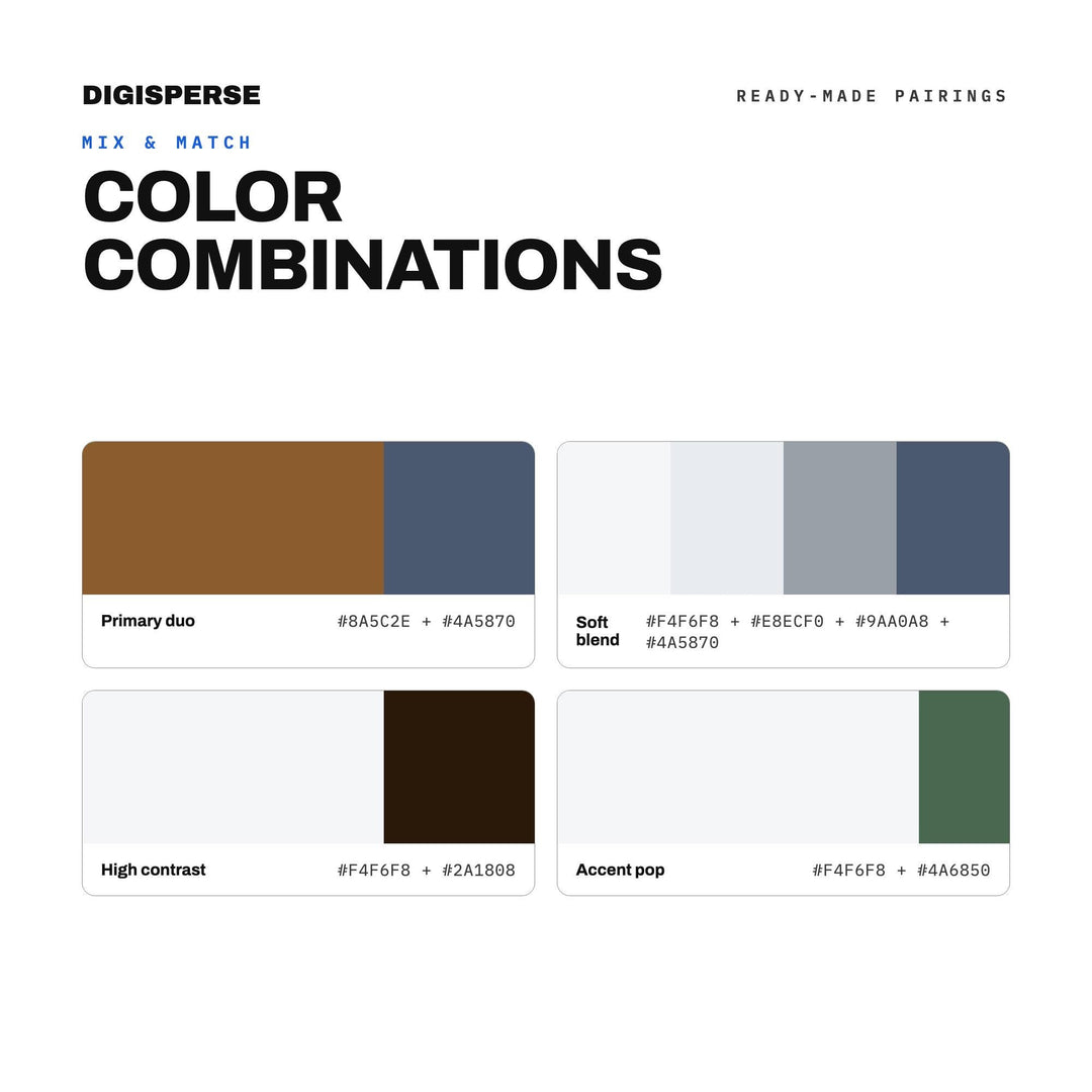 Digital Nomad Cafe Color Palette | 30 Procreate Swatches, ASE (Digital Download)