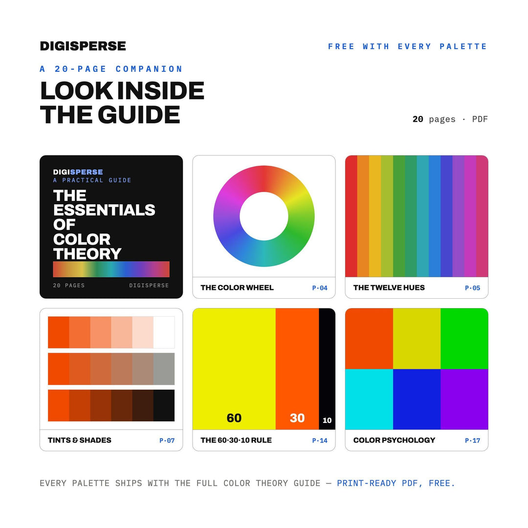 Neon Brutalism Color Palette | 30 Colors | Hex RGB CMYK | Color Guide | Procreate Swatches + ASE | Digital Download
