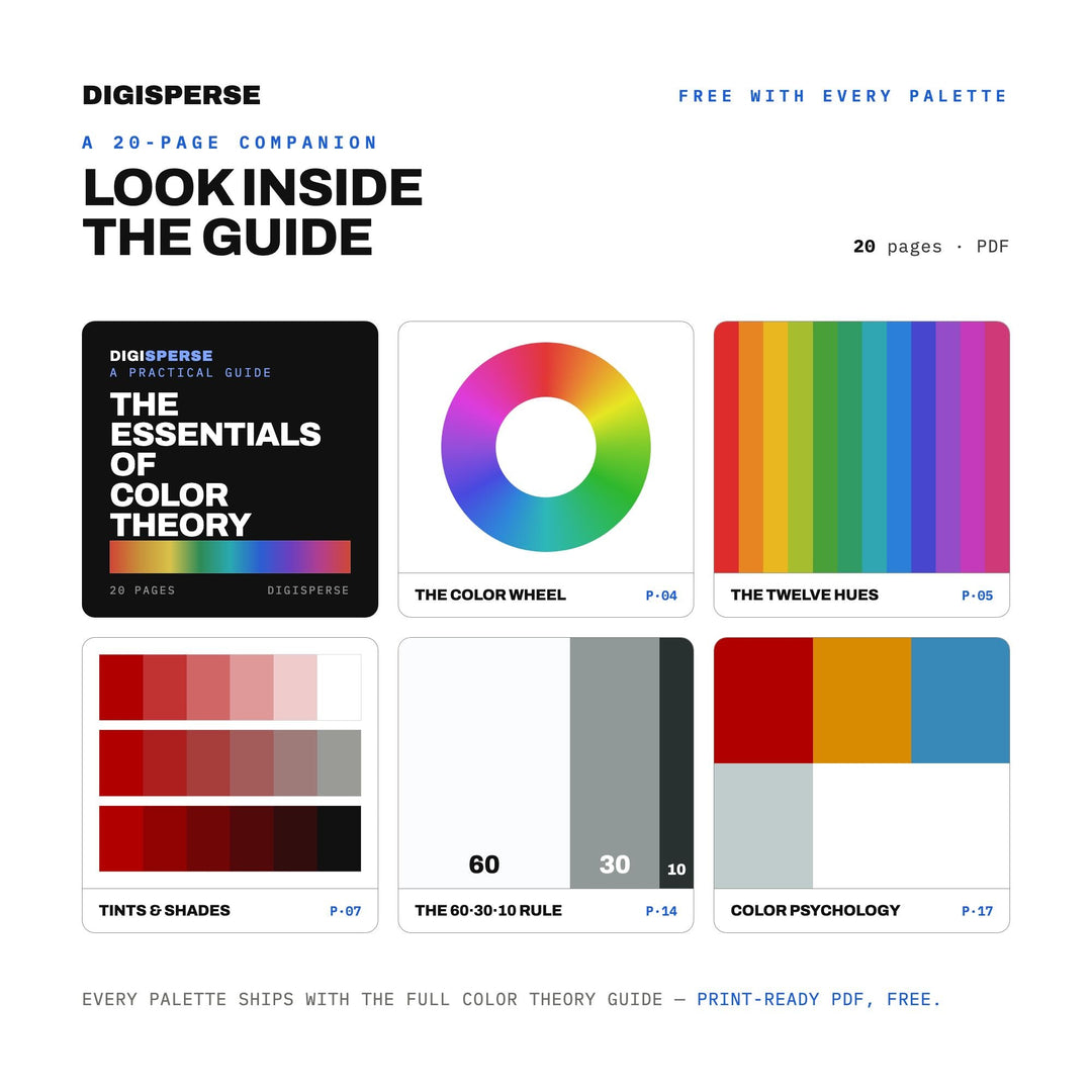 Great Lakes Liberty Color Palette | 30 Colors | Hex RGB CMYK | Procreate Swatches + ASE | Digital Download