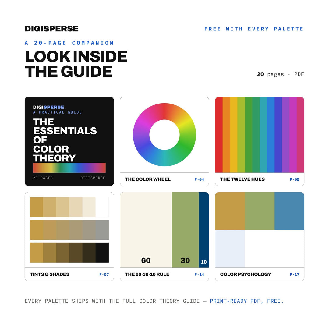 Prairie Wind Color Palette | 30 Colors | Hex RGB CMYK | Color Guide | Procreate Swatches + ASE | Digital Download