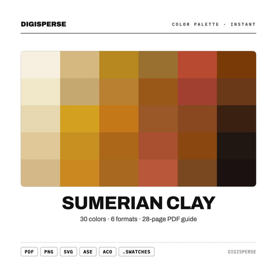 Sumerian Clay color palette — main preview