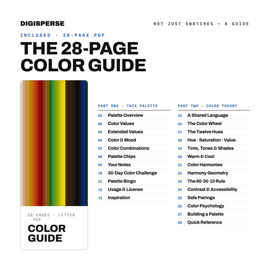 Bold Emotional Color Palette for Expressive Modern Art and Gallery Branding, 30 Expressionist Hues, Procreate Swatches, Hex Codes