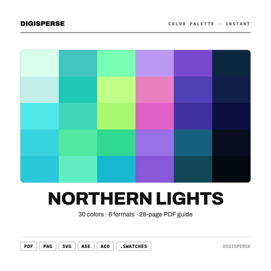 Northern Lights color palette — main preview