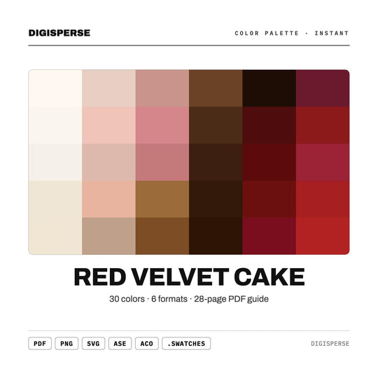 Red Velvet Cake color palette — main preview