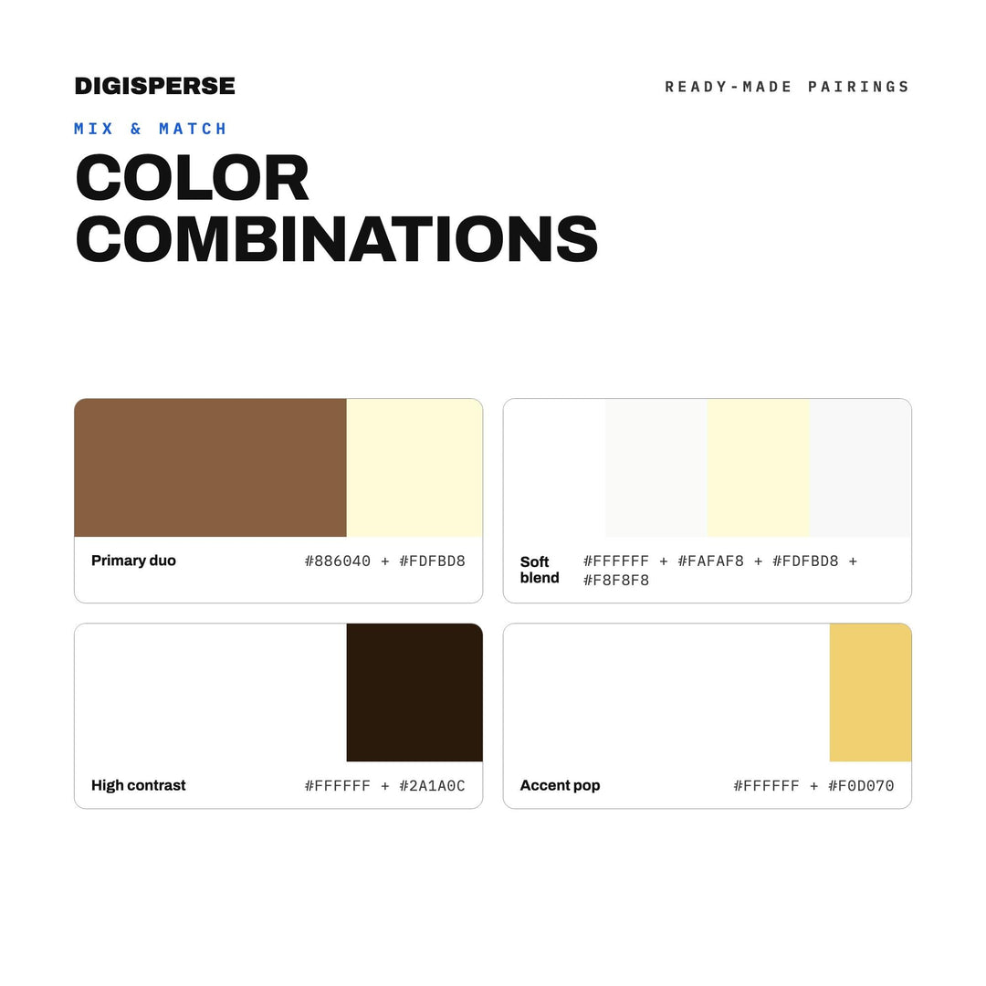 Vanilla Bean Color Palette | 30 Warm Food Inspired Colors (Digital Download)