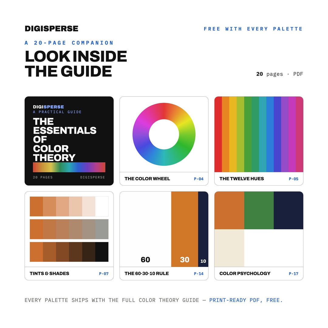 Presidential Spray Tan Color Palette | 30 Procreate Swatches (Digital Download)