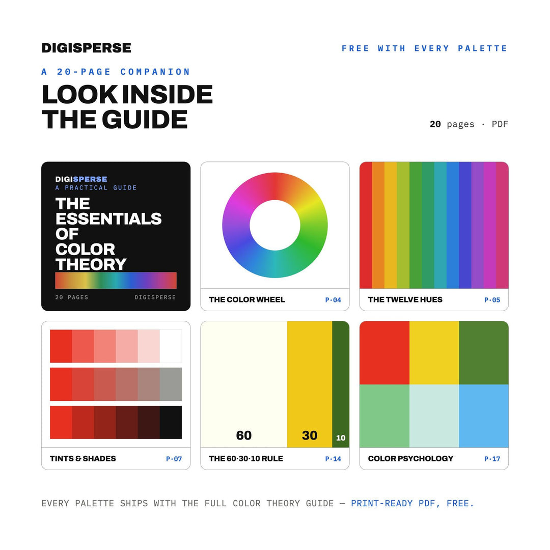Lemonade Stand Color Palette | 30 Colors | Hex RGB CMYK | Procreate Swatches + ASE | Digital Download