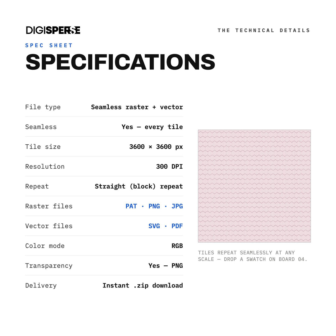 Blush Linen Pointelle seamless pattern set — preview image 8 of 8