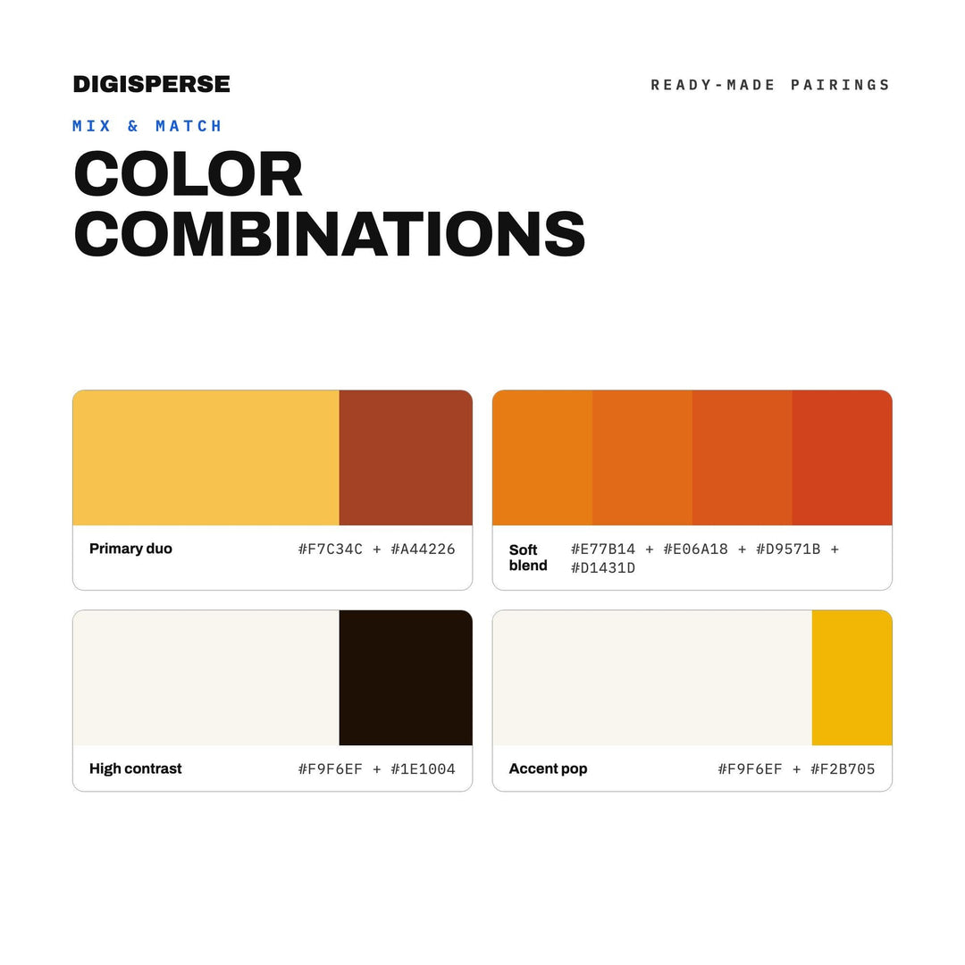 Ganesh Chaturthi Color Palette | Vermillion Marigold Turmeric Gold | 30 Colors Digital Swatches