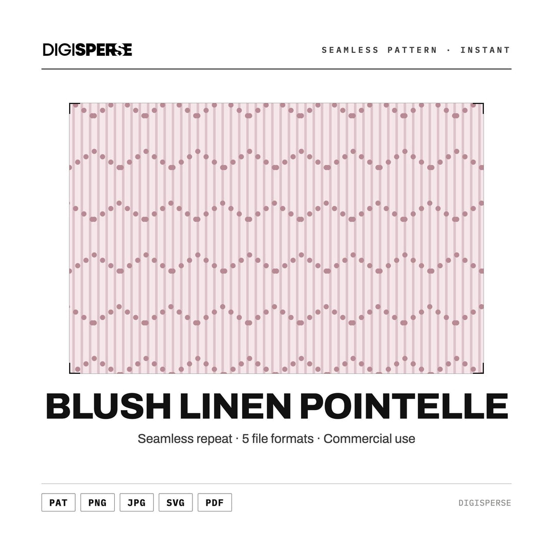 Blush Linen Pointelle seamless pattern set — main preview