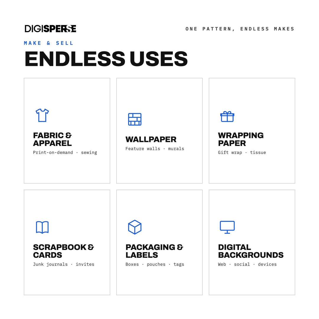 Navy Indigo Argyle seamless pattern set — preview image 5 of 8
