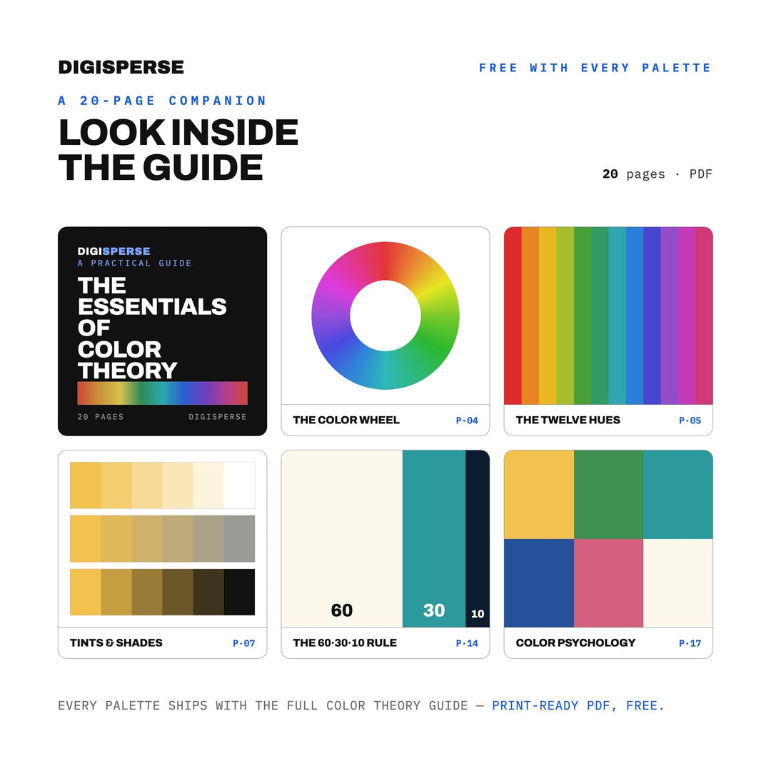 Janmashtami Color Palette | Krishna Peacock Blue Gold Festival | 30 Colors Hex RGB