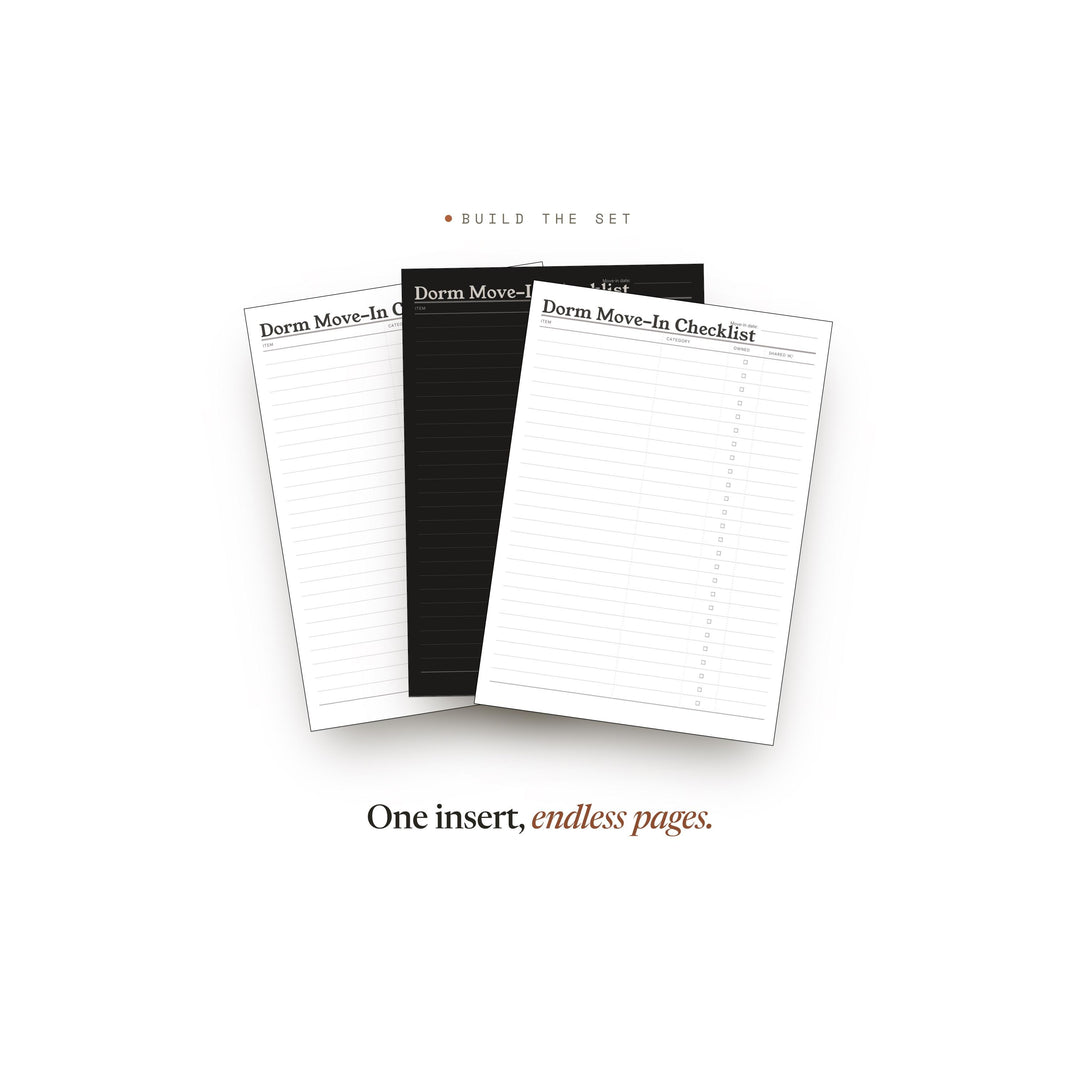College Dorm Checklist | Back to School Planner Insert | GoodNotes iPad PDF | Instant Download