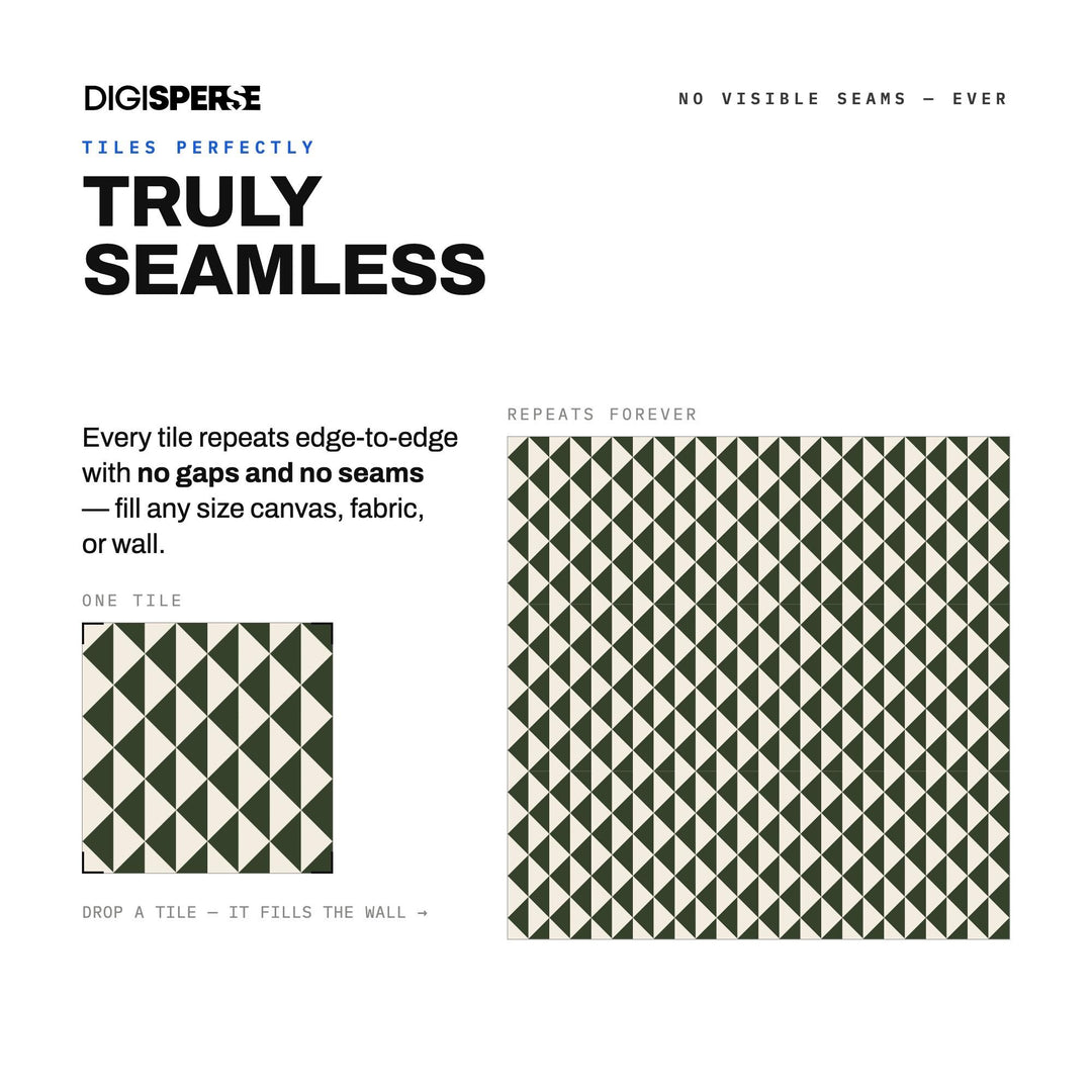 Seamless Pattern Svg | Forest Linen Large Scale Triangle Checker | Digital Paper Fabric Wallpaper