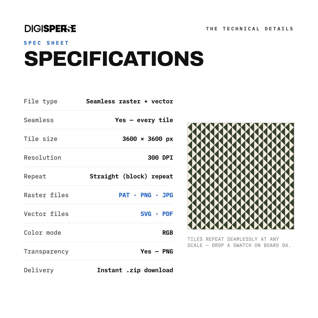 Seamless Pattern Svg | Forest Linen Large Scale Triangle Checker | Digital Paper Fabric Wallpaper