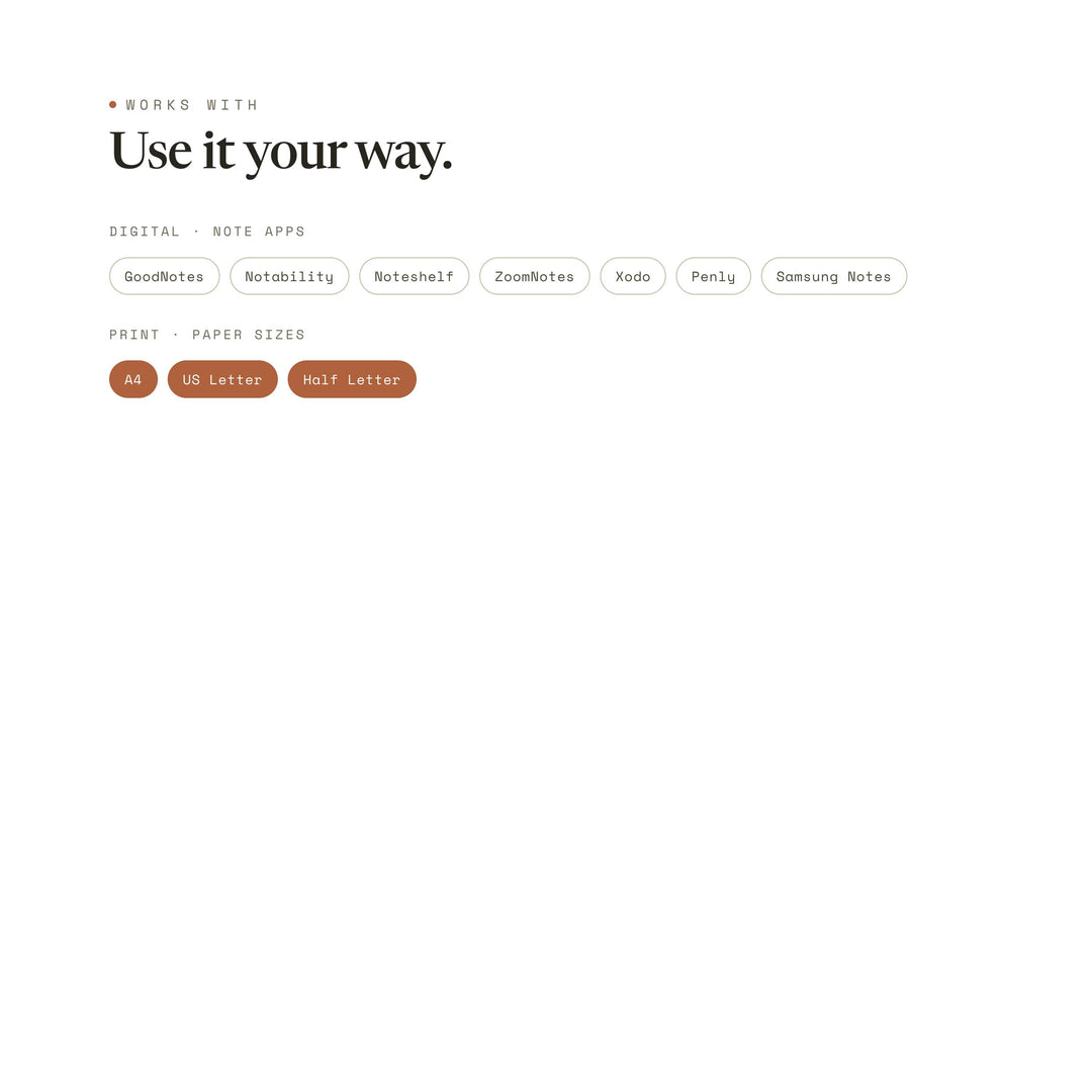 Life Admin Printable | Home Inventory Checklist | GoodNotes + iPad PDF | Instant Download