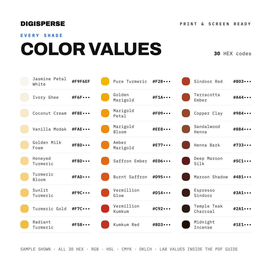 Ganesh Chaturthi Radiance color palette — preview image 3 of 20